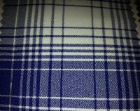 Ткань Габардин клетка1023 ш,150 см п.270 гр/м цв.710  синий