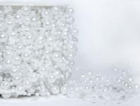 Бусины пластик на леске 3*8 (упаковка 60 метров) цв.МН01