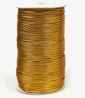 Резинка шляпная 2,5 мм, Gold