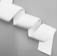 Резинка ПОМОЧНАЯ 40мм, белая (рул.20м