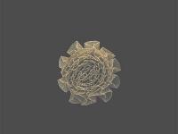 016 F пришивной элемент (упаковка 100 штук) коричневый