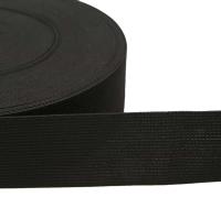 Резинка вязанная 40мм цв чёрный (уп 40м)