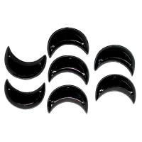 0035 10*16мм черный Стразы пришивные 