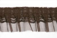 329 коричневый РЮШИ ширина 45мм (намотка 25 ярдов = 23 метра)