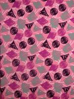 Ткань курточная детская  Дьюспо 240T WR PU цв.Squares розовый 135