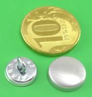 Заготовка для обтяжки пуговиц №22 (14мм) СТАЛЬ (уп 500шт)