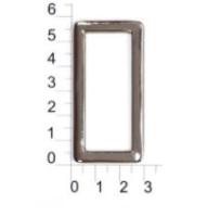 4708К никель пряжка металлическая 