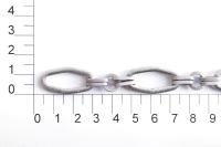 UX 008С цепь алюминий цв. ancient silver (упаковка 10 метров)