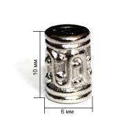 4790К никель концевик металл h=10мм (упаковка 500 штук)