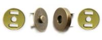 1008 антик Кнопка магнитная 18мм (упаковка 100 штук)