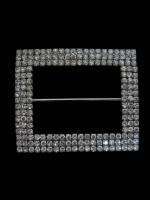 Е1-0063 никель украшение со стразами