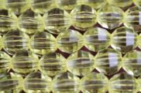 Бусины пластик прозрачные на нитях 11x11мм (упаковка =12 нитей = 420 бусин)668