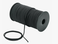 Шнур шляпный 3,0 мм цвет черный рул.100м
