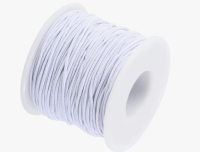 Шнур шляпный 1 мм цвет цв.Белый рул.100 м