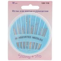 120110 Набор ручных игл на диске, ассорти, упак._30 шт., Hobby&Pro