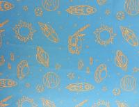 Ткань курточная детская  Дьюспо 240T WR PU цв.Cosmos корсар