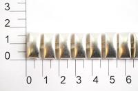 UX 0004СI цепь металл цв. dull nickel (упаковка 10 метров)