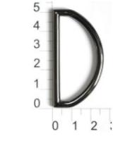 3097К черный никель пряжка металлическая 