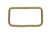 Рамка металлическая  40х20мм цв.антик фас.1000 шт