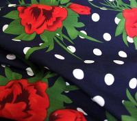 Поплин  набивной 2039 цв.№220