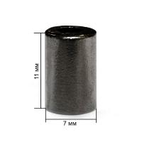 3815К черный никель концевик металл h=11мм (упаковка 500 штук)