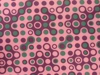 Ткань курточная детская  Дьюспо 240T WR PU цв.Spheres-8 розовый 135