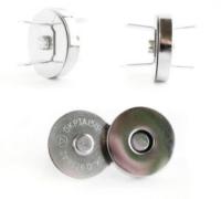0326-1014 никель Кнопка магнитная круглая 18мм (упаковка 100 штук)