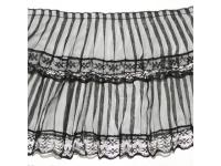 505 черный РЮШИ ширина 140мм (намотка 25 ярдов = 23 метра)