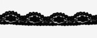 197-1 черный кружево-капрон 10мм (намотка 27,4 метров)