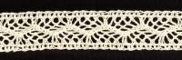 0235F бежевый кружево вязанное 22мм (намотка 20 ярдов = 18,3 метров)