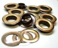 Люверсы №31 17мм сталь Антик (уп 500шт) STRONG