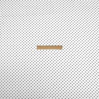 Ткань Кашибо горох 0,4см белый/черный арт. 5074