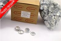 Заготовка для обтяжки пуговиц Presmak №36 (23мм) СТАЛЬ (уп 500шт)