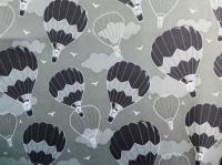 Ткань курточная детская  Дьюспо 240T WR PU цв.Air balloon серый