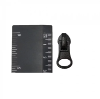 Бегунок для витой Т5, автомат груша,чёрный, (уп.2000 шт.)