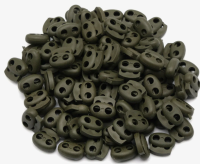 Фиксатор для шнура 2 отверстия Овал 103-М (27002-СМ) цв.Хаки 1