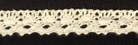 0079F бежевый кружево вязанное 12мм (намотка 20 ярдов = 18,3 метров)