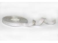 Лента метализированная 12мм (рулон 36 ярдов) серебро