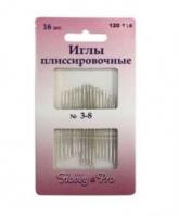 120115 Иглы ручные плиссировочные №3-8, 16 шт.