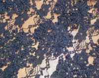 Гипюр кружево 5010 ш.150см.,пл.130г/м., №999 черный