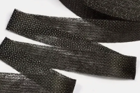 Усилитель кромки нитепрошивной 15мм чёрный (рулон 100 метров) WK-51