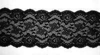 1214 черный кружево-стрейч 85мм (намотка 27,4 метров)