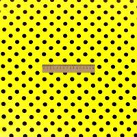 Ткань Кашибо горох 1,2см желтый/черный арт.5053