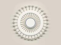 Булавка МН 0333-3002 4х4х38мм (упаковка 12 пластин по 40 штук = 480шт) белый