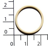 1800В бежевый Кольцо металл крашенный d=18мм (упаковка 1000 штук)