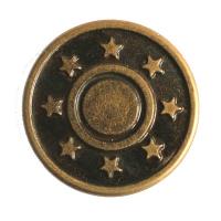 Розн. уп. Пуговицы джинсовые 17мм, 