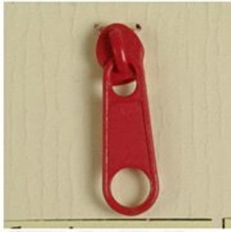 Бегунок галантерейный СП № 5 цв.145 красный(уп.100шт)