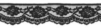 215 черный кружево-капрон 40мм (намотка 27,4 метров)