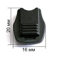 3054 черный Концевик пластик (упаковка 500 штук)