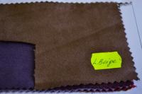 Ткань искусственная Замша курточная 105*300D L/BEIGE коричневый